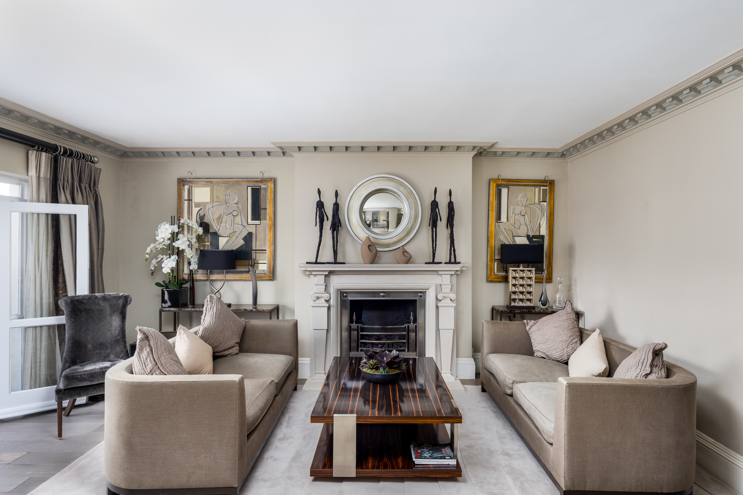 Three-Bedroom Duplex with Private Roof Terrace, Eaton Place