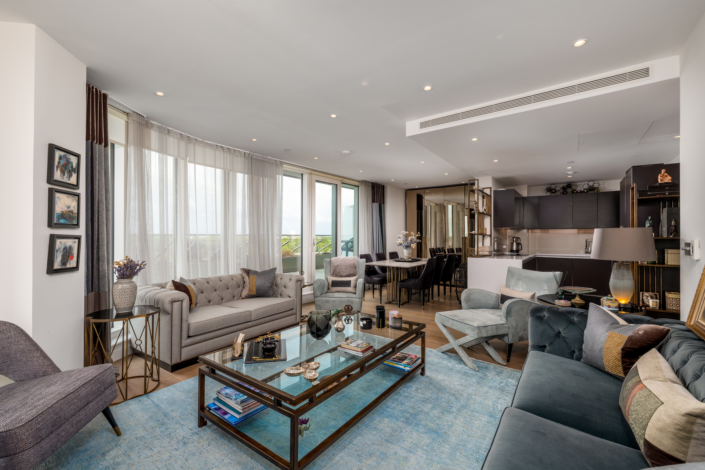 Elegant apartment with breathtaking Battersea Park views