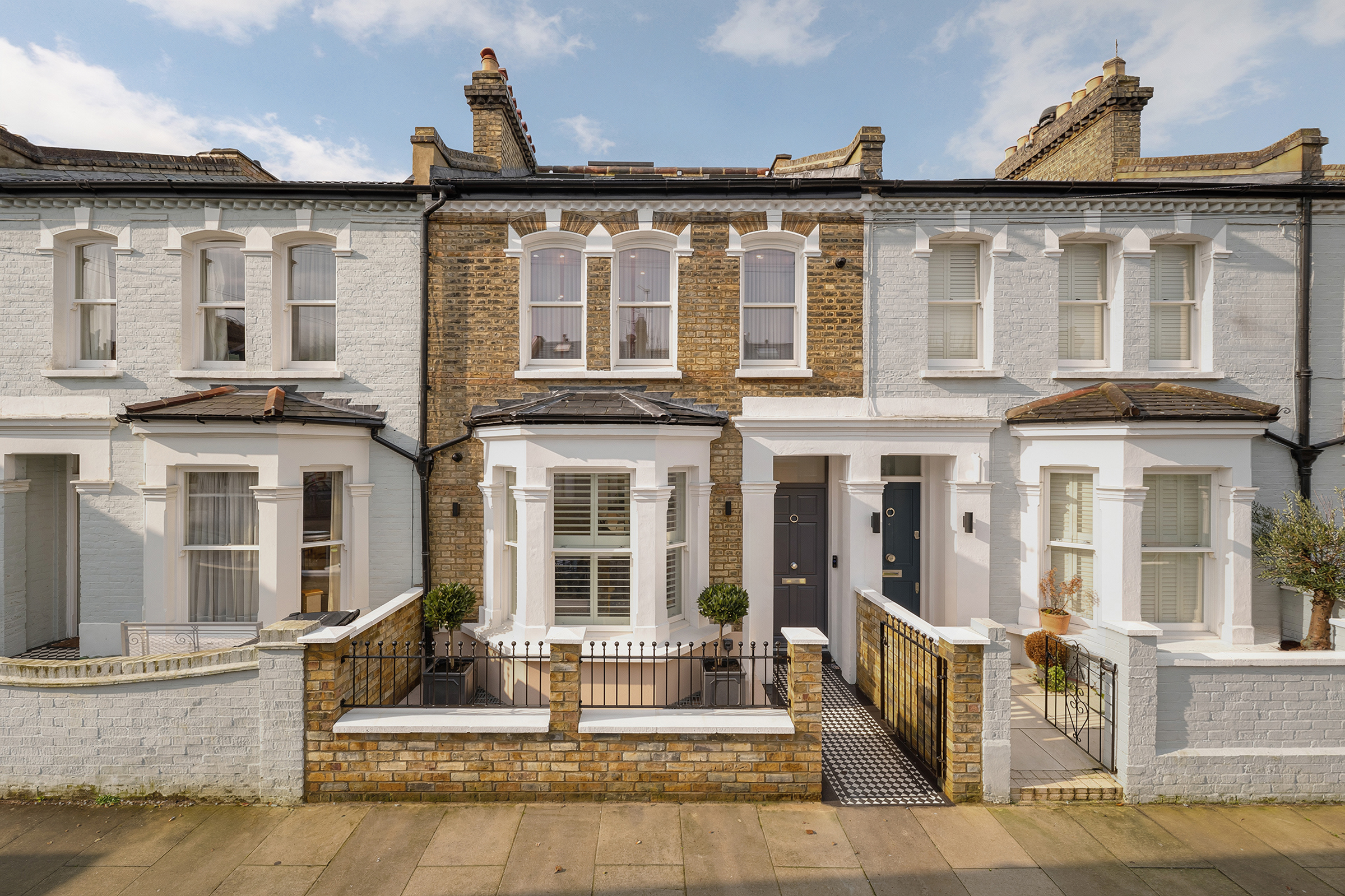 A beautifully refurbished five-bedroom Fulham house with a south-facing garden
