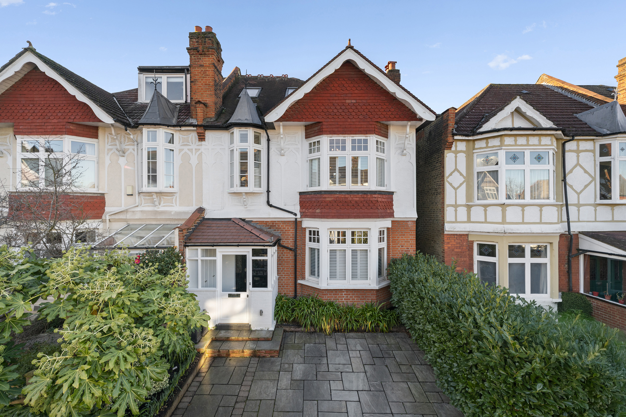 A Handsome Wimbledon Family House with a Light-Filled Kitchen and Off Street Par